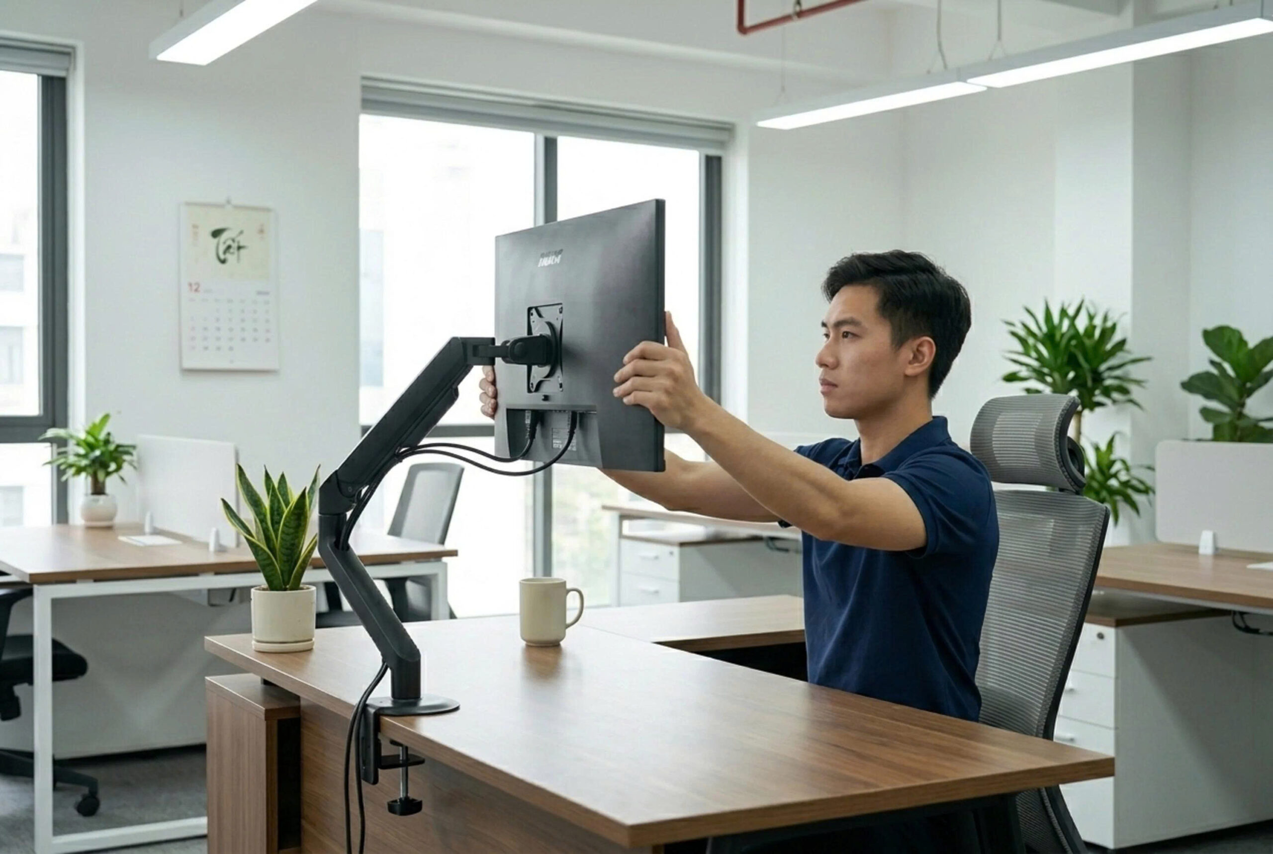 Cách chọn arm màn hình phù hợp: 6 tiêu chí cần biết trước khi mua 1 Arm màn hình phù hợp với những ai?